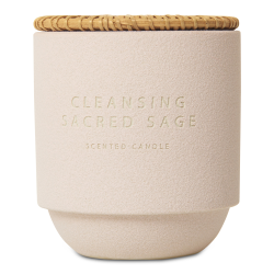 @home Cleansing Sacred Sage Filled Jar Candle With Lid