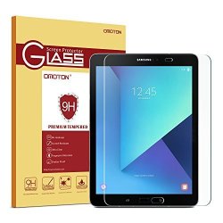 Samsung Galaxy Tab S3 Galaxy Tab S2 9.7 Glass Screen Protector Omoton Tempered-glass Protector With 9H Hardness Crystal Clear Scratch-resistant Bubble Free Easy Installation