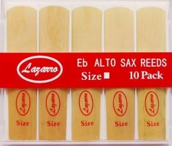 Lazarro 85-2.5 Alto Saxophone Reeds Size 2.5 Strength 2 1 2 Box Of 10