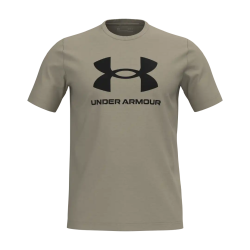 Under Armour Men's Sportstyle Logo Short Sleeve Beige - S
