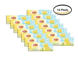 Pack Of 14 - Lipton Green Tea Iced Tea Family Size Tea Bags 24 Ct 2.7 Oz