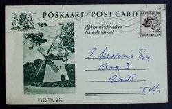 Postcard Sa Warmbad 1958 Used