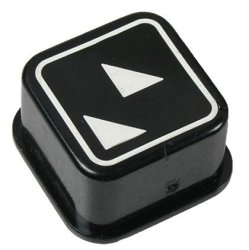 Button '2-SPEED' Black 45DEG