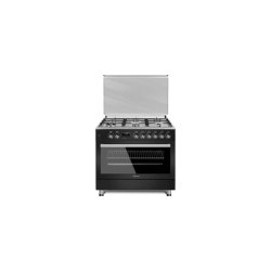 Ferre Free Standing 5 Gas Burners 90CM Gas electric - With Display- Black