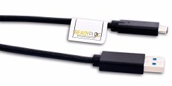 Readyplug USB Type-c Charging Cable For: Gopro Karma Grip Black 3 Feet