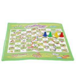 Dongming Snakes And Ladders Board Game Traditional For Family Kids Fun Time Chess Game