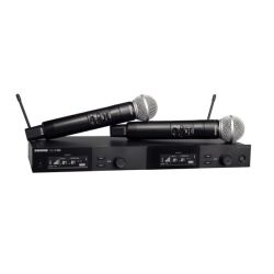 SLX24DE SM58 Dual Channel Digital Wireless Handheld Microphone System