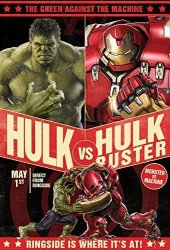 Avengers Age Of Ultron Hulk Vs. Hulkbuster Dark Variant Movie Poster 24X36
