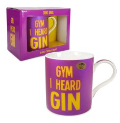 Gin Tribe Collective - Novelty Coffee Mug Cup - Gym? I Heard Gin Mug