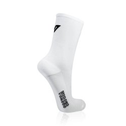 White Cycling Socks - 8-12