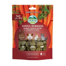 Oxbow Simple Rewards Baked Treats With Carrot & Dill 85G