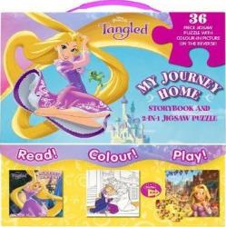 Disney Princess Tangled My Journey Home : Storybook And 2-IN-1 Jigsaw Puzzle