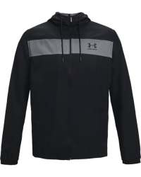 Men's Ua Sportstyle Windbreaker Jacket - BLACK-001 LG
