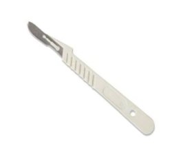 Surgical Blade Stainless Steel With Plastic Handle No 10 Blade Pack Of 10