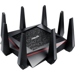 Asus - Tri-band RT-AC5300 Wireless Gaming Router - Black