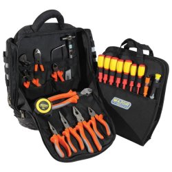 Major Tech 23 Piece Electricians Tool Backpack