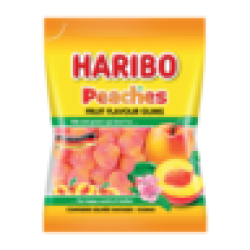 Hario Haribo Peaches Fruit Flavoured Gums 80G