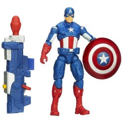 Captain America Super Soldier Gear Shockwave Blast Action Figure