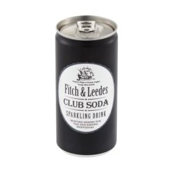 Fitch & Leedes Club Soda Can 200ML