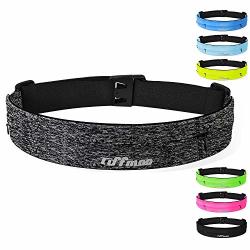 Tiffmoo Running Belt Fanny Pack Adjustable Running Waist Belt Fits With 3 Zipper Pouches For All Models Of Phones Holder In Running Jogging Hiking