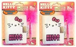 Hello Kitty Plush MINI Diary With Lock X 2