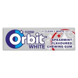 Professional White Spearmint Flavoured Sugar Free Chewing Gum 10 Pack