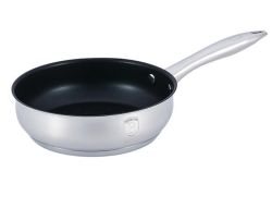 20CM Stainless Steel Frypan - Silver Belly