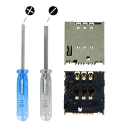 Mmobiel Sim Reader For Motorola G4 G4 Plus Tray Card Holder Slot Flex Replacement Part Incl. 2 X Screwdriver For Easy Installation