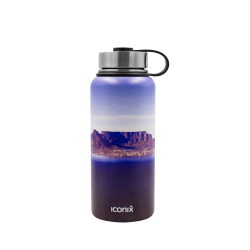 Table Mountain Cityscape Stainless Steel Hot And Cold Flask - Stainless Steel Lid - 540ML