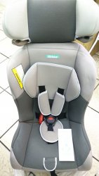 Baby Car Seat-blue Brown Grey