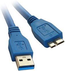Micro USB 2.0 Cable 5 Pack Black GOWOS 3 Feet Type A Male/Micro-B Male 