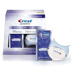 Crest 3D Teeth Whitening Strips Kit 10 Treatments 20 Individual Strips Packaging May Vary 10 Count