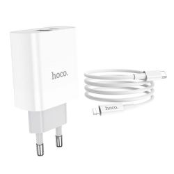 Hoco C80A Type-c To Lightning Pd + QC3.0 Charger