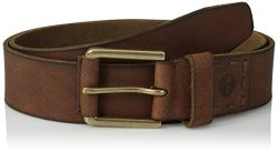 Timberland Men's 40MM Pull Up Leather Belt Brown 44