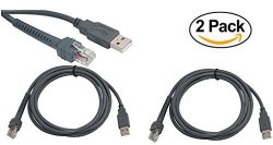 Symbol LS2208 USB Cable CBA-U01-S07ZAR 2 Pack