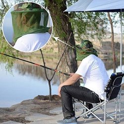 Danyoun Head Net Beekeeping Hat Mesh Protective Cover Mask Face Anti-mosquito Bee Bug Insect Fly Mask Hat For Woman Or Man Camouflage Mesh Head