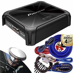 Pioneer GM-D8704 1200 Watts Class Fd 4-CHANNEL Bridgeable Amplifier With Wired Bass Boost Remote + Wire Kit