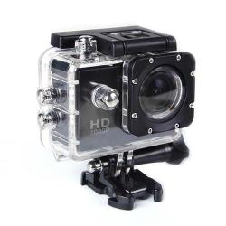 1080p H.264 Full Hd Sports Cam Water Proof 30m Black
