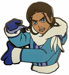 Katara In Water Tribe Coat - Avatar The Last Airbender Collectible Pin