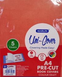 Marlin Kids Precut A4 Red Book Kraft Paper Cover