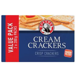 Bakers Cream Cracker Value Pack 2X 200 G