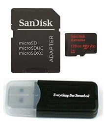 Sandisk 128GB Micro Extreme Memory Card For Samsung Galaxy S9 S9 Plus S8 S8+ S7 S7 Edge Cell Phones 4K Recording Uhs-i SDSQXAF-128G-GN6MA With
