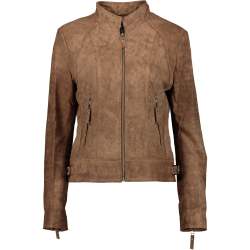 Women's Bella Rusty Brown 100% Napa Leather Jacket- - M