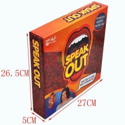 Hasbro Speak Out Board Game Speakout Toy Mouththe Must Have Christmas Party Game