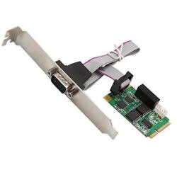 Io Crest SI-MPE15062 Full Size MINI Pcie Card Or USB 2.0 1 Port Serial DB9 RS232 422 485 Adapter