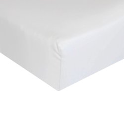 Egyptian Cotton Cot Fitted Sheet - White - 70X140X14CM
