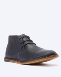 Frank Wright Walker Suede Leather Boots Blue
