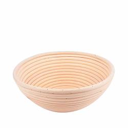 Bread Proofing Basket 8.5" Banneton With Liner Round Bread Dough Rising Basket Brotform Proofing Basket For Bakers By Haneye