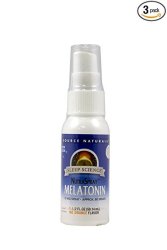 Source Naturals Melatonin Nutraspray Sleep Support Orange Flavor - 60ML 80 Sprays