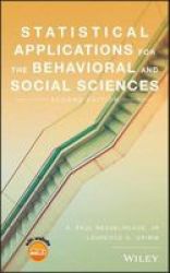 Statistical Applications For The Behavioral And Social Sciences Hardcover 2ND Edition